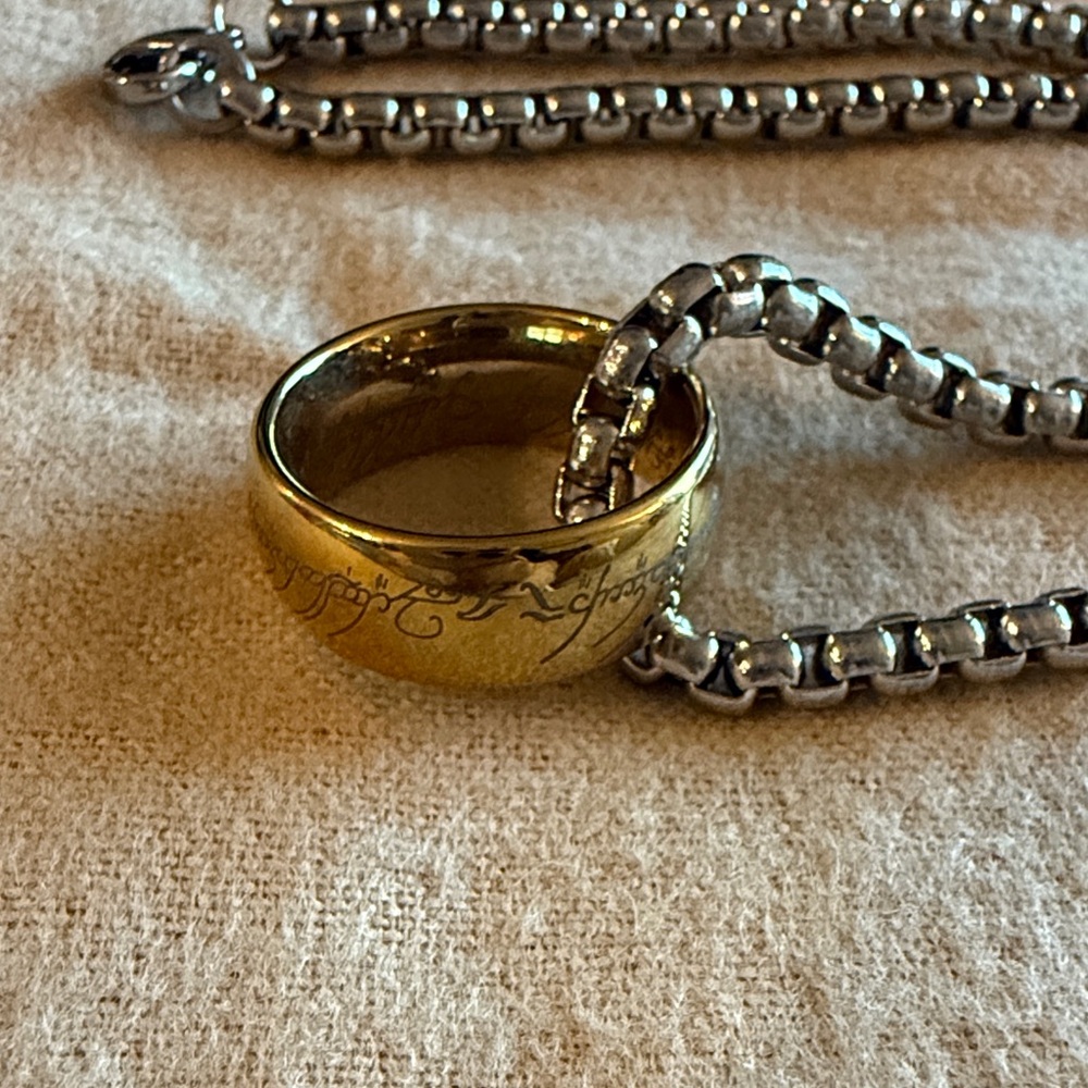 Lord of the Rings Ring of Power Necklace